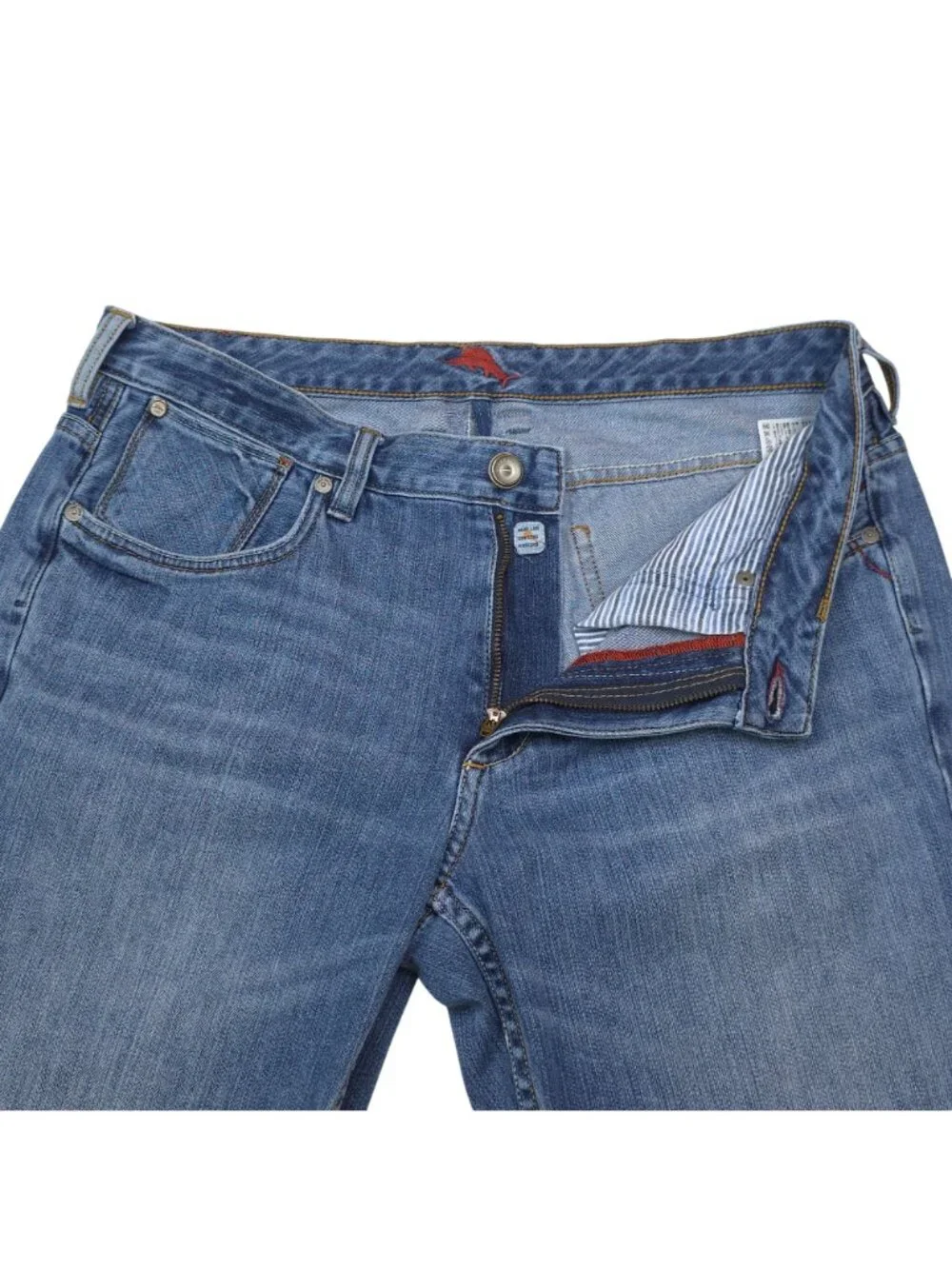 Tommy Bahama Mens Relaxed Fit Blue Jeans 34x32 Cotton Blend Casual Style